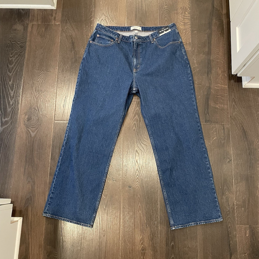 Abercrombie & Fitch Women's High Rise Jeans - Blue